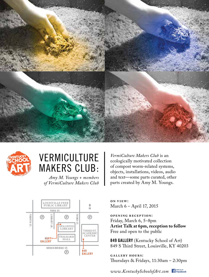 Vermiculture Sign VermiCulture Makers Club – Art exhibition | Worm Culture
