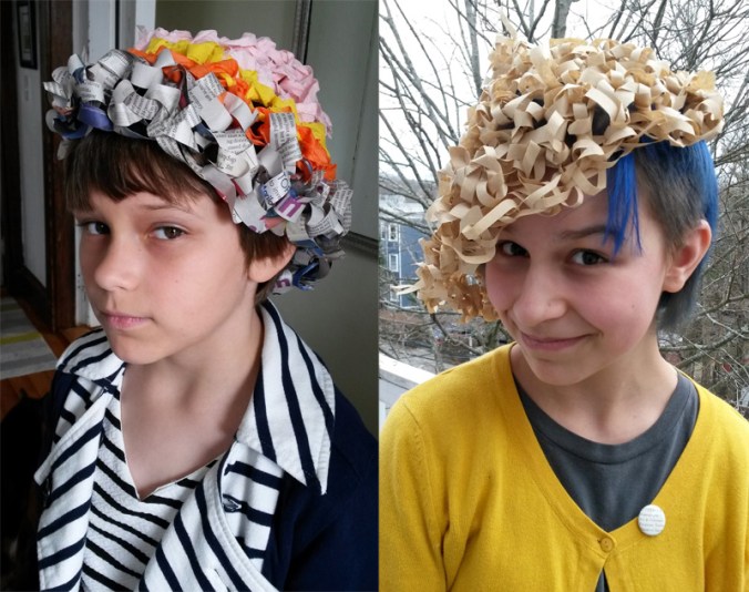 compostable hats by Lorrie McAllister